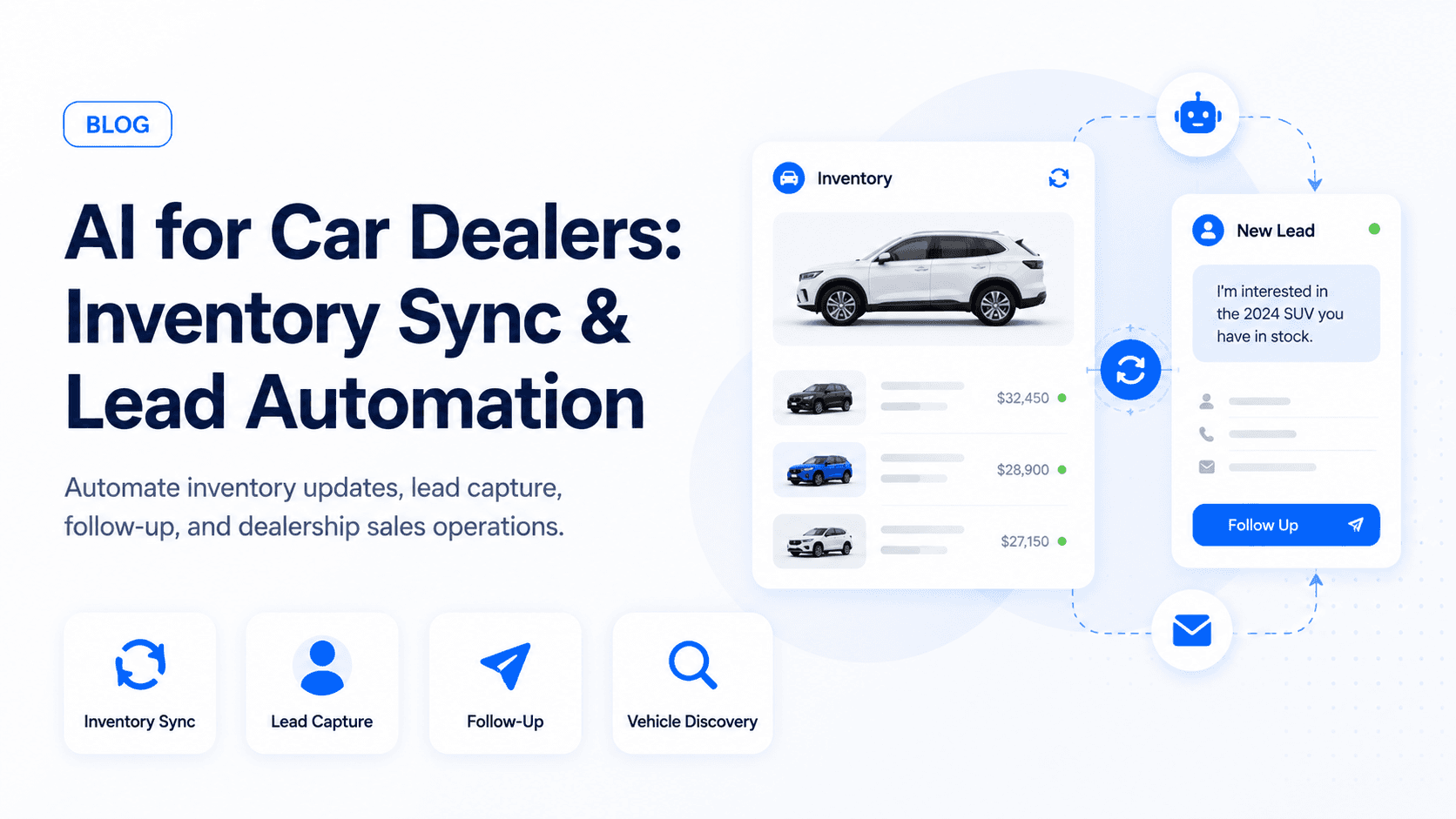 AI for Car Dealers: Inventory Sync & Lead Automation